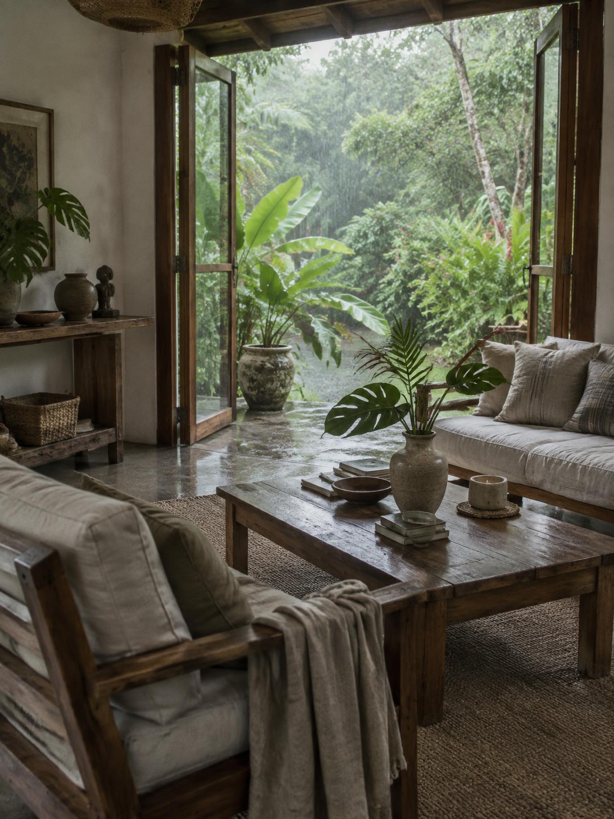 Editorial interior staging of a Costa Rica home
